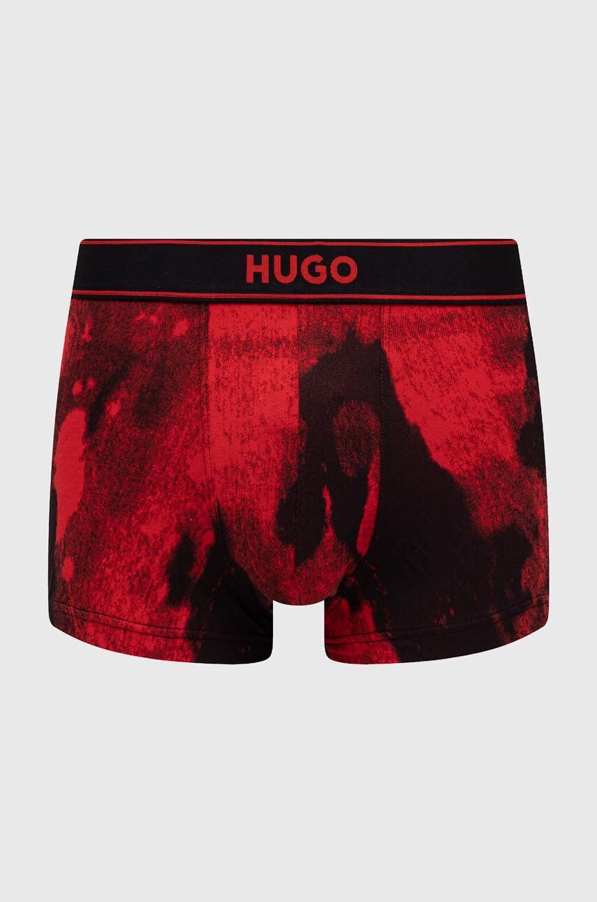 Boxerky HUGO pánské, červená barva