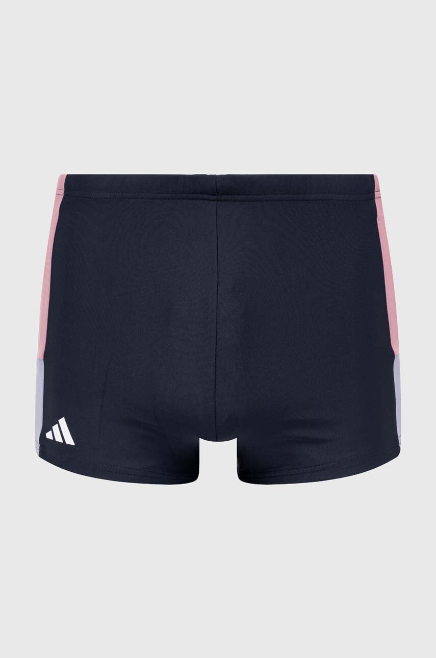 adidas Performance costum de baie Block culoarea albastru marin