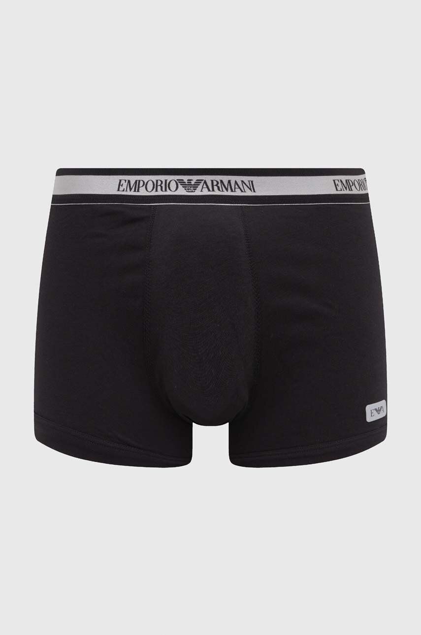 Emporio Armani Underwear Boxeri Barbati, Culoarea Negru