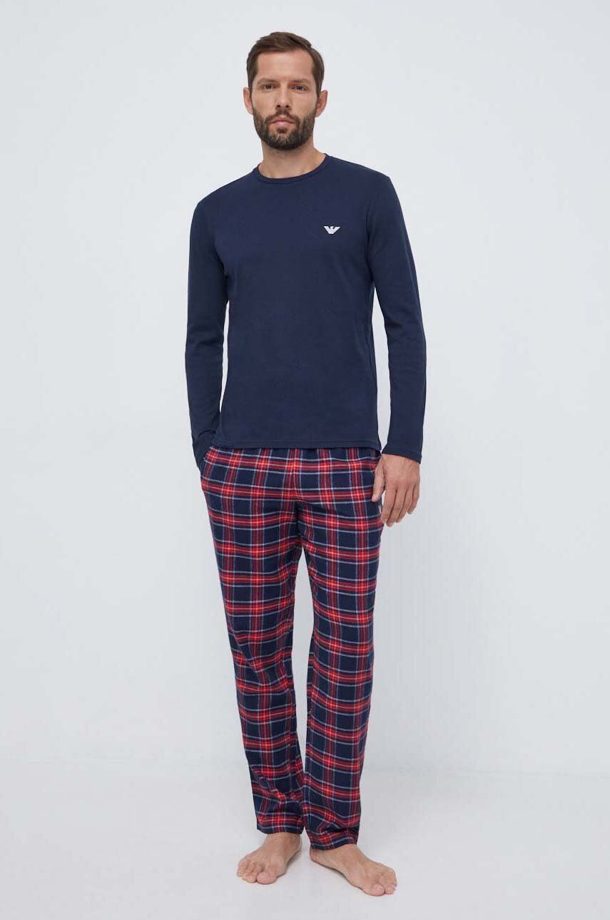 Bavlněné pyžamo Emporio Armani Underwear - vícebarevná - 100 % Bavlna