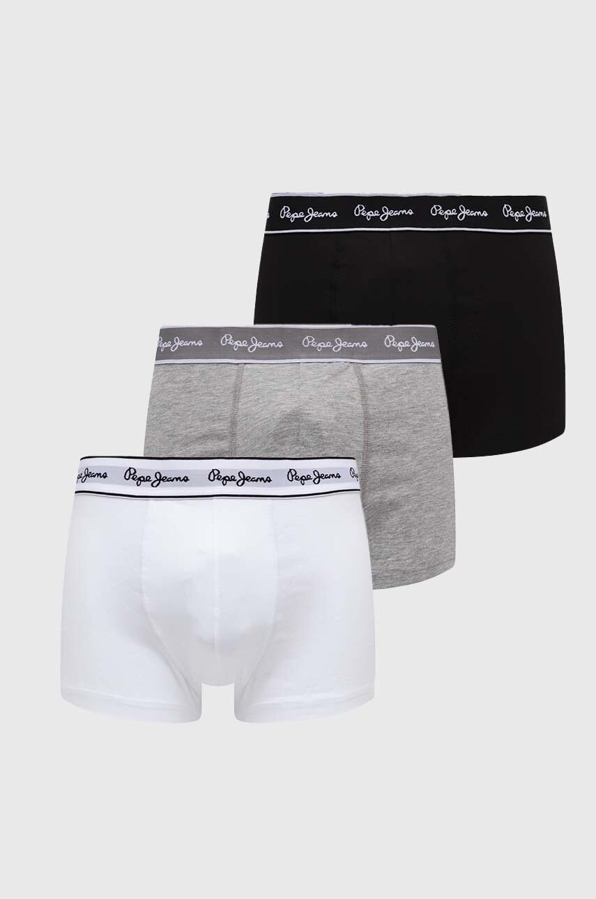 Pepe Jeans Boxeri 3-pack Barbati, Culoarea Gri