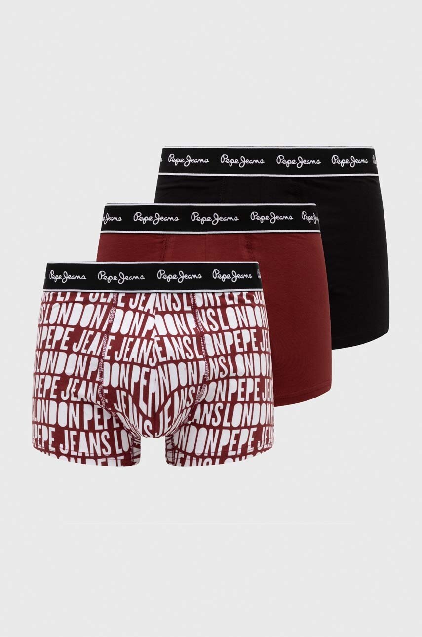 

Боксери Pepe Jeans 3-pack чоловічі колір червоний