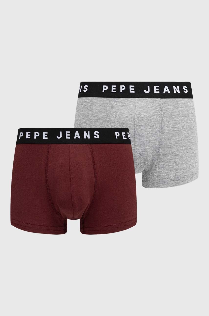 

Боксеры Pepe Jeans 2 шт мужские цвет серый