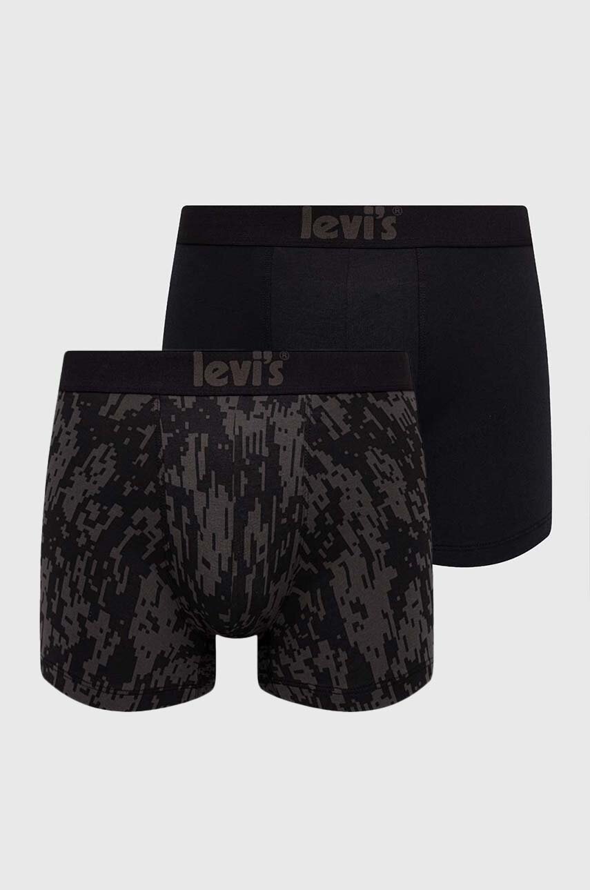 

Боксерки Levi's (2 броя) в черно, Черен