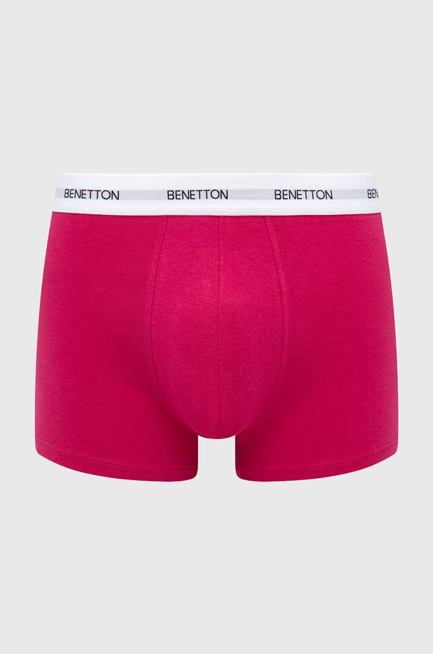 United Colors of Benetton boxeri barbati, culoarea roz
