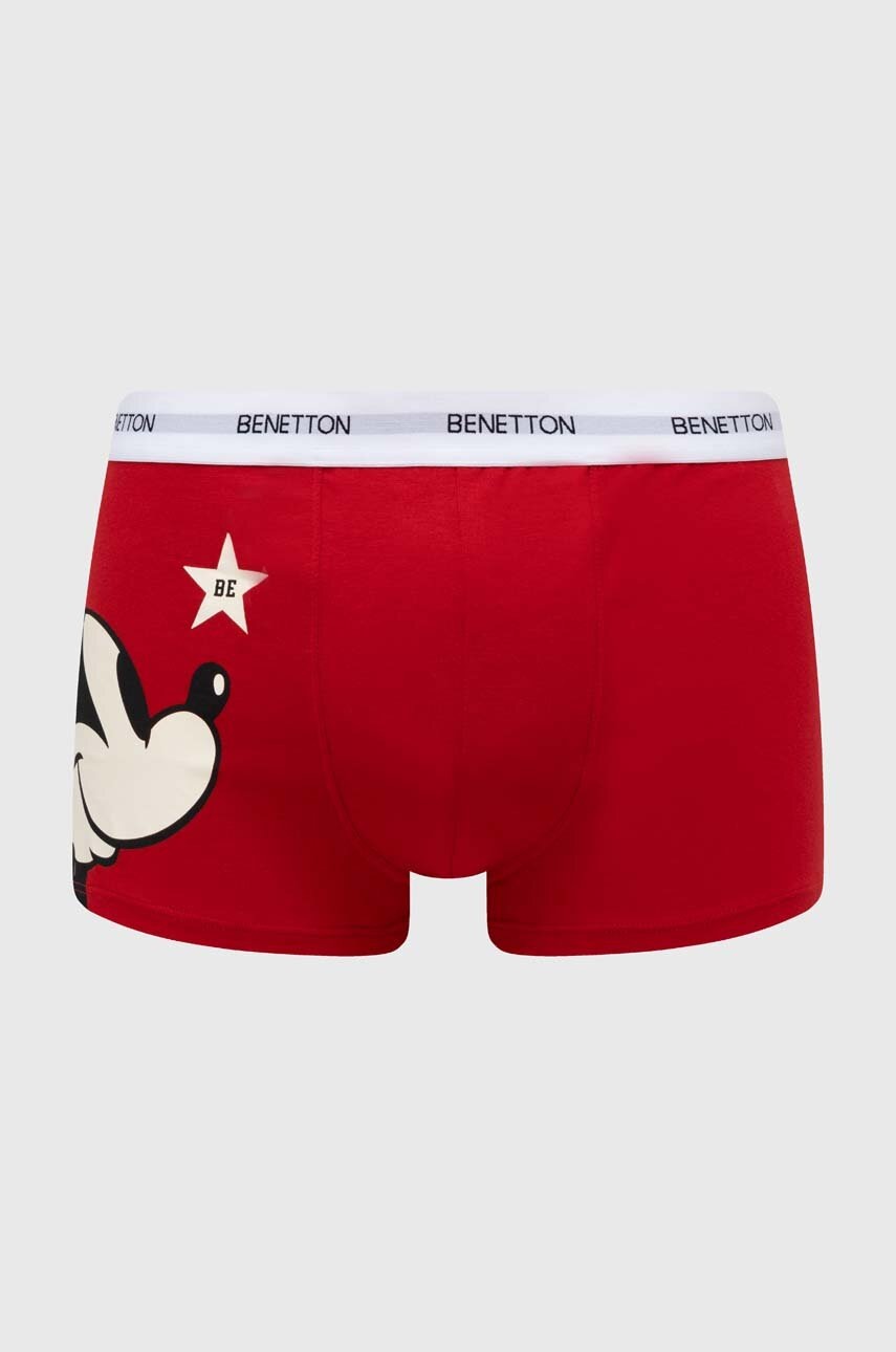 United Colors of Benetton boxeri x Disney barbati, culoarea rosu