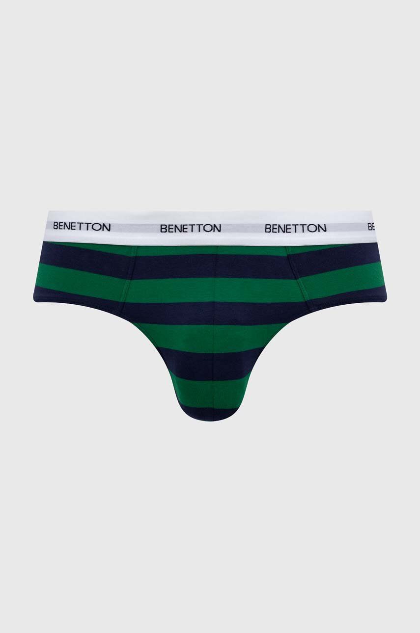 Spodní prádlo United Colors of Benetton pánské, zelená barva - zelená - 95 % Bavlna
