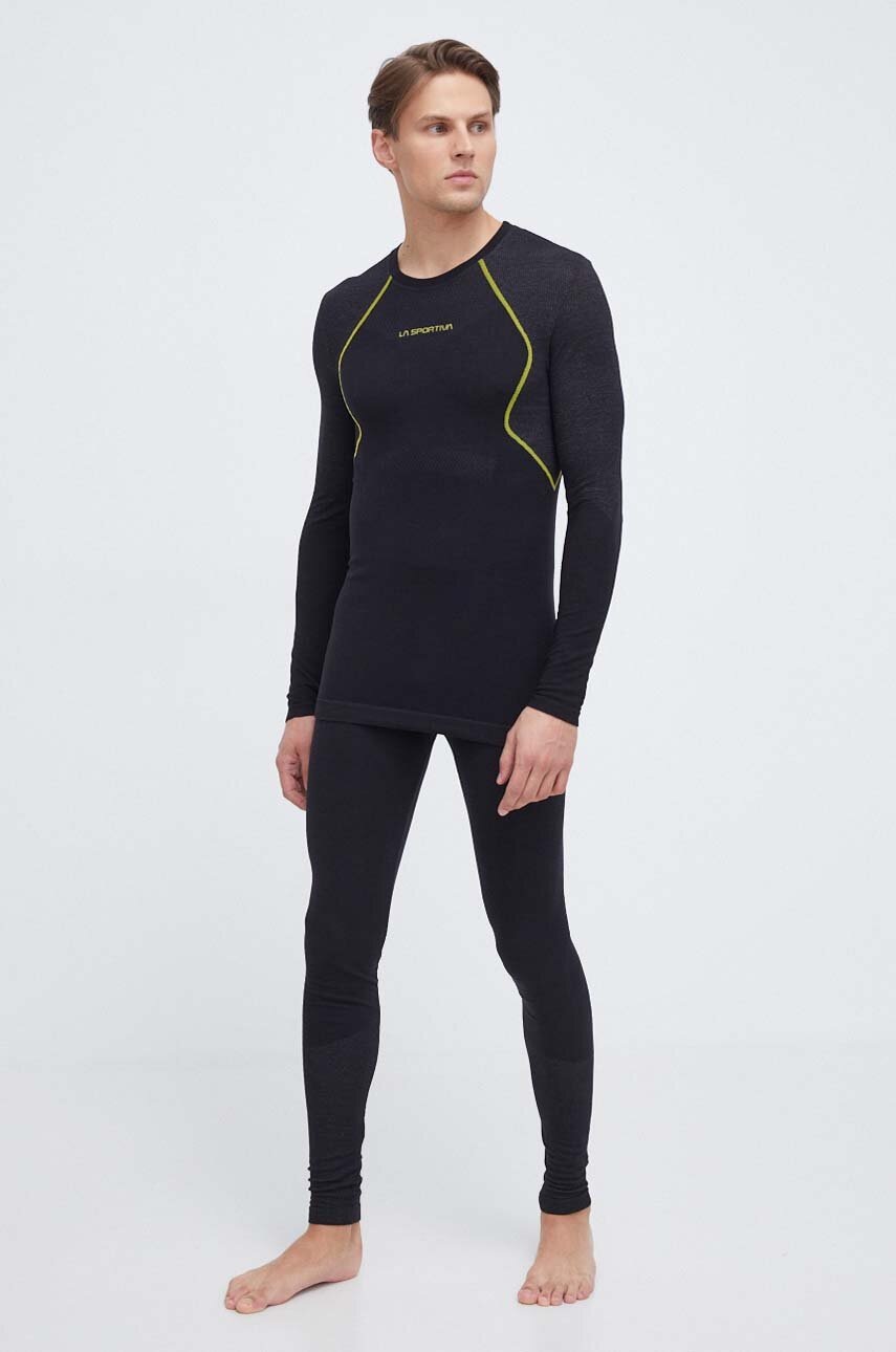 Ισοθερμικό κολάν LA Sportiva Wool40 Aero χρώμα: μαύρο φωτογραφία