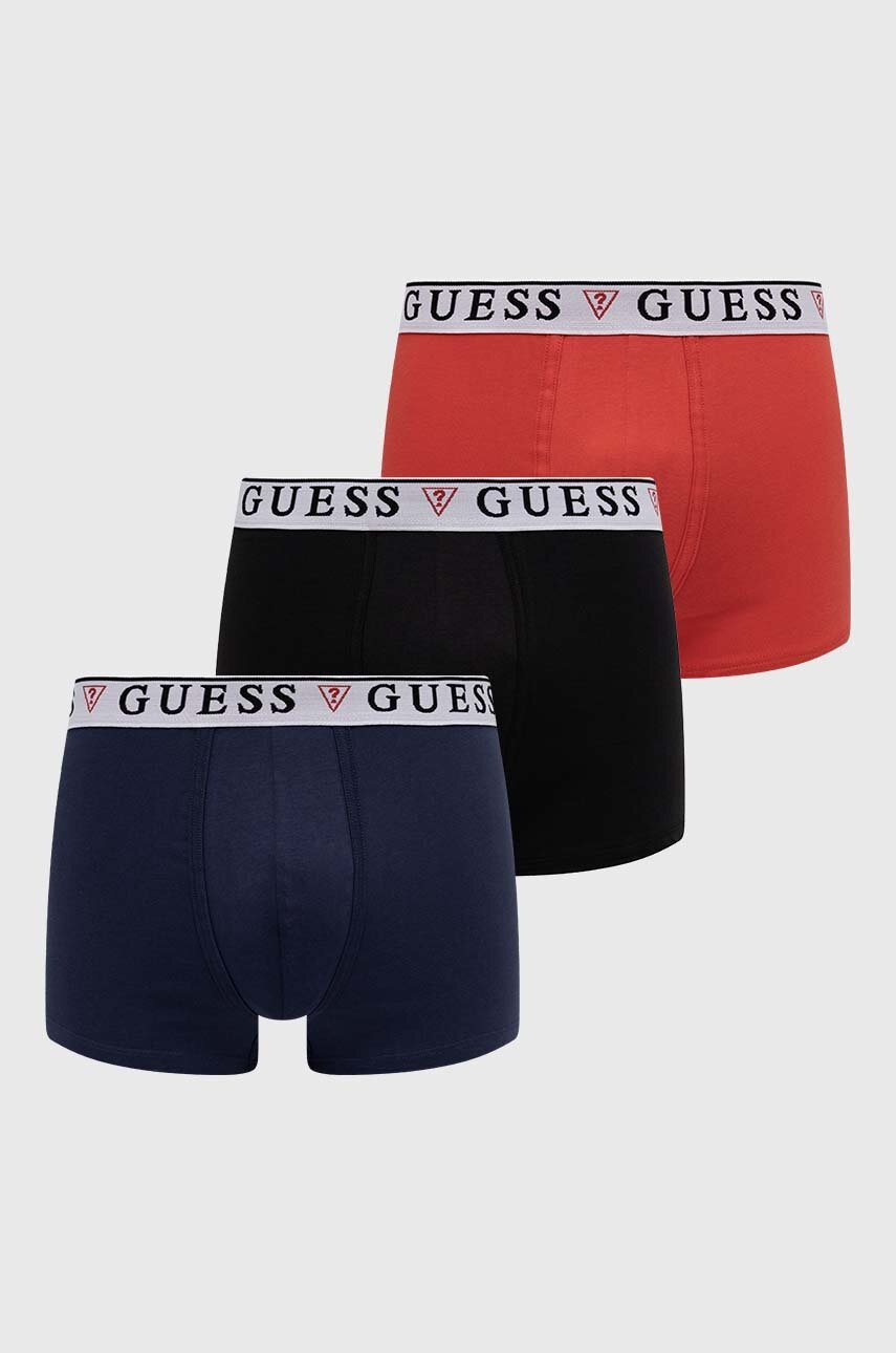 

Боксери Guess 3-pack чоловічі колір синій