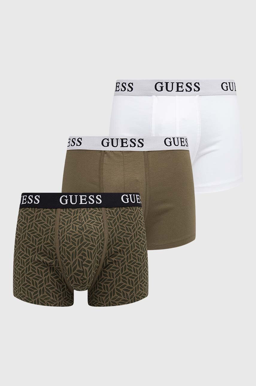 

Боксерки Guess (3 броя) в зелено, Зелен