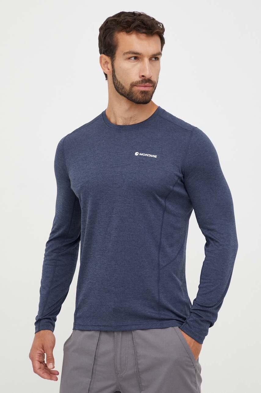 Montane longsleeve funcțional Dart culoarea albastru marin