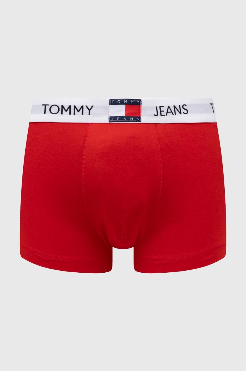 E-shop Boxerky Tommy Jeans pánské, červená barva