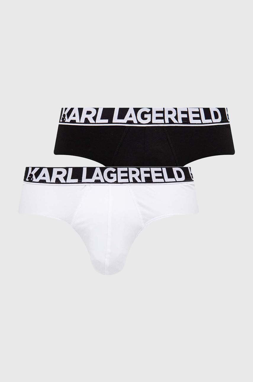 Levně Spodní prádlo Karl Lagerfeld 3-pack pánské, černá barva