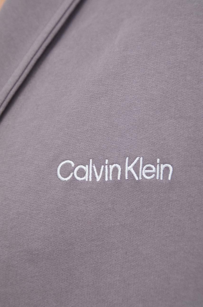 Pamučni Kućni Orgtač Calvin Klein Underwear Boja: Siva