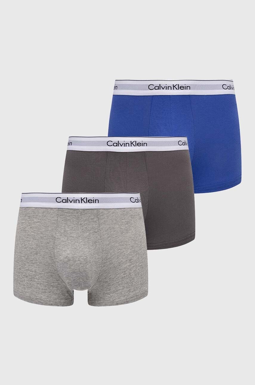

Боксерки Calvin Klein Underwear (3 броя) в синьо 000NB2380A, Сив