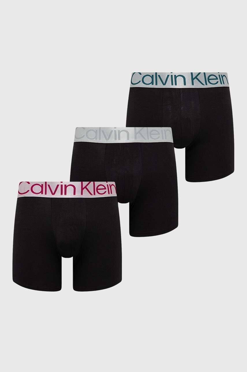 

Боксерки Calvin Klein Underwear (3 броя) в синьо 000NB3131A, Черен