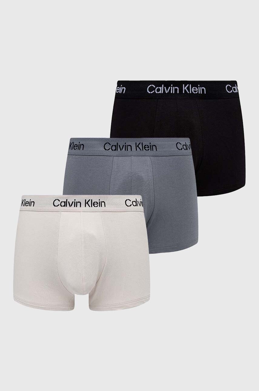 

Боксерки Calvin Klein Underwear (3 броя) в сиво, Сив