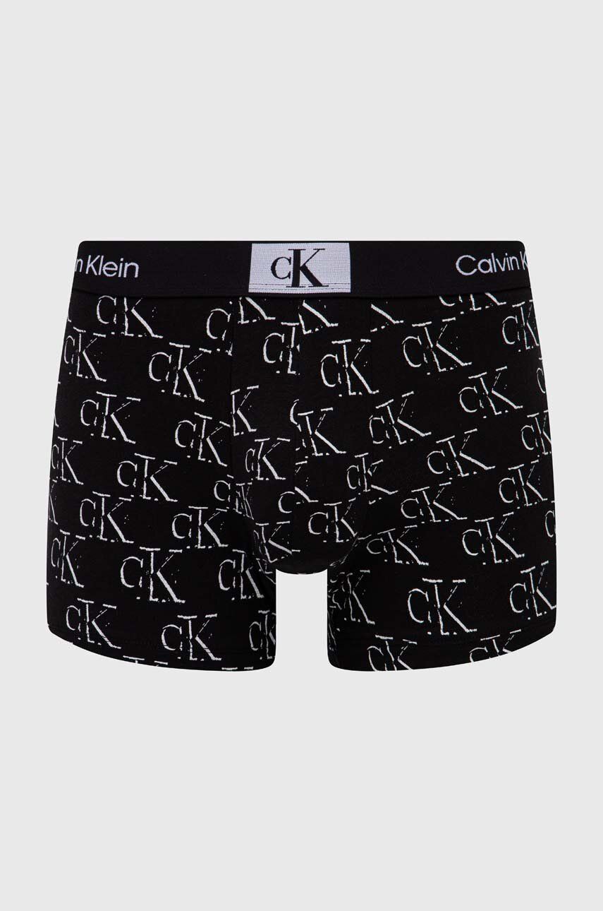 Levně Boxerky Calvin Klein Underwear pánské, černá barva, 000NB3403A