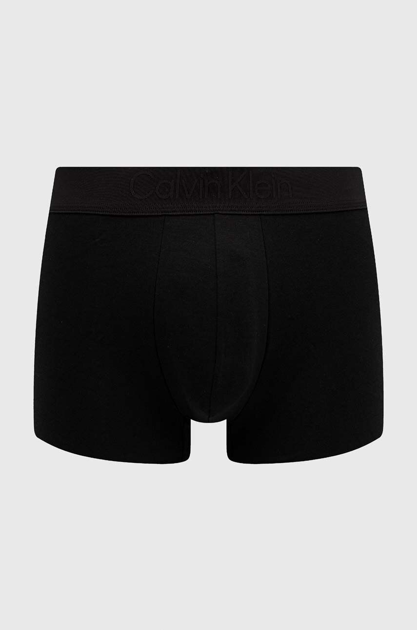 Boxerky Calvin Klein Underwear pánské, černá barva - černá - 55 % Bavlna