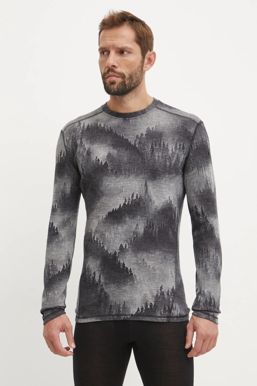 Smartwool longsleeve funcțional Classic Thermal Merino culoarea gri