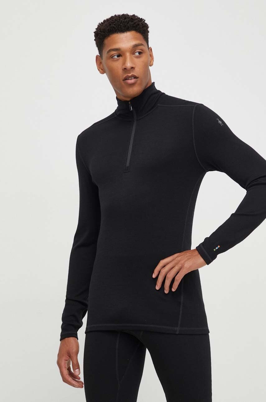

Функциональный лонгслив Smartwool Classic Thermal Merino цвет чёрный