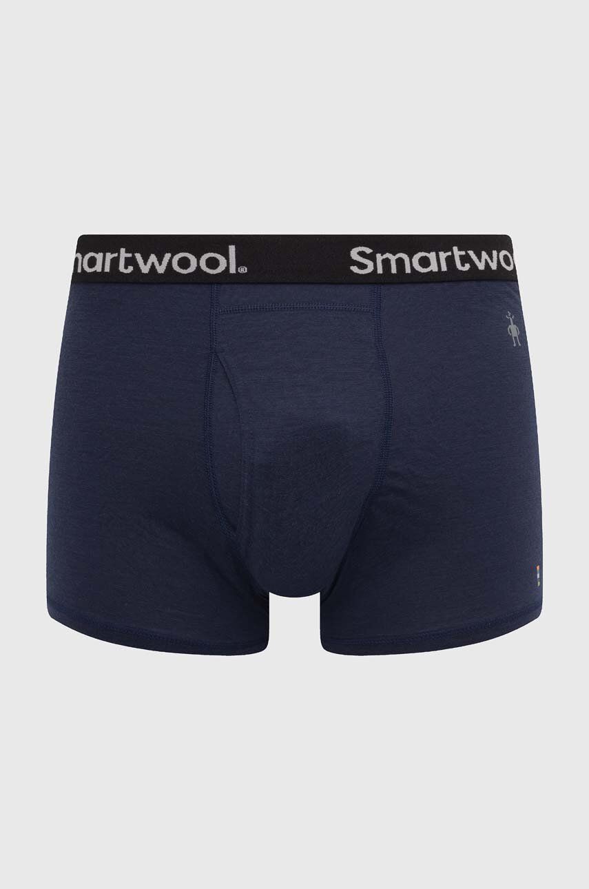 Smartwool lenjerie functionala Merino culoarea albastru marin