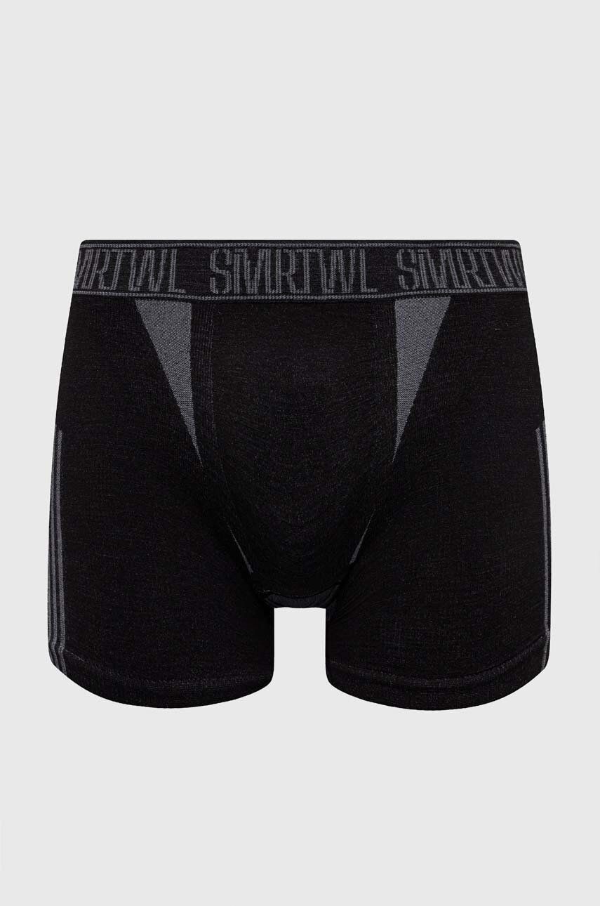 Funkční prádlo Smartwool Intraknit 6 černá barva - černá - 37 % Merino vlna