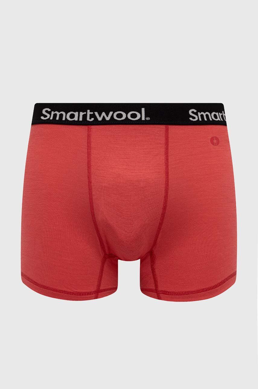 Funkční prádlo Smartwool červená barva - červená - 56 % Merino vlna
