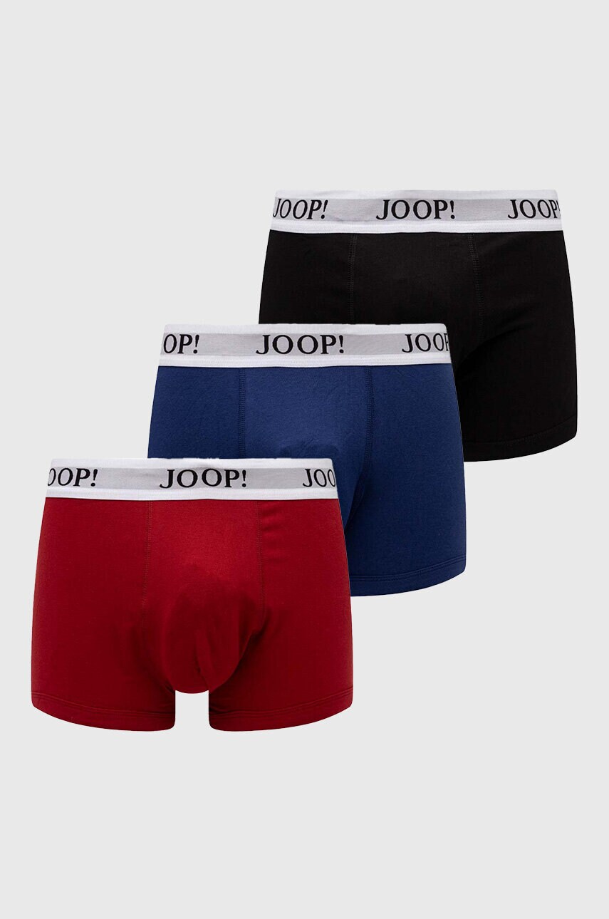 Joop! boxeri 3-pack barbati, culoarea bordo