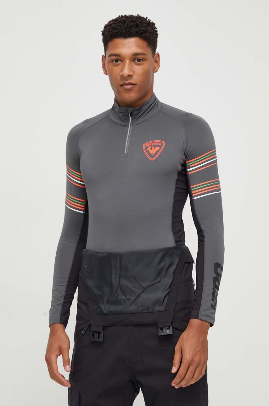 Rossignol longsleeve funcțional Classique Hero culoarea gri