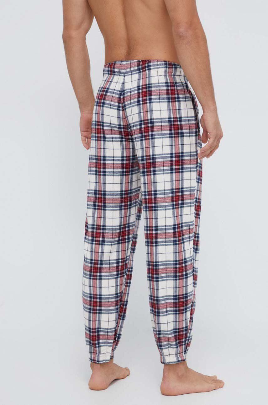 Abercrombie & Fitch Pantaloni De Pijama Barbati, Culoarea Rosu, Modelator
