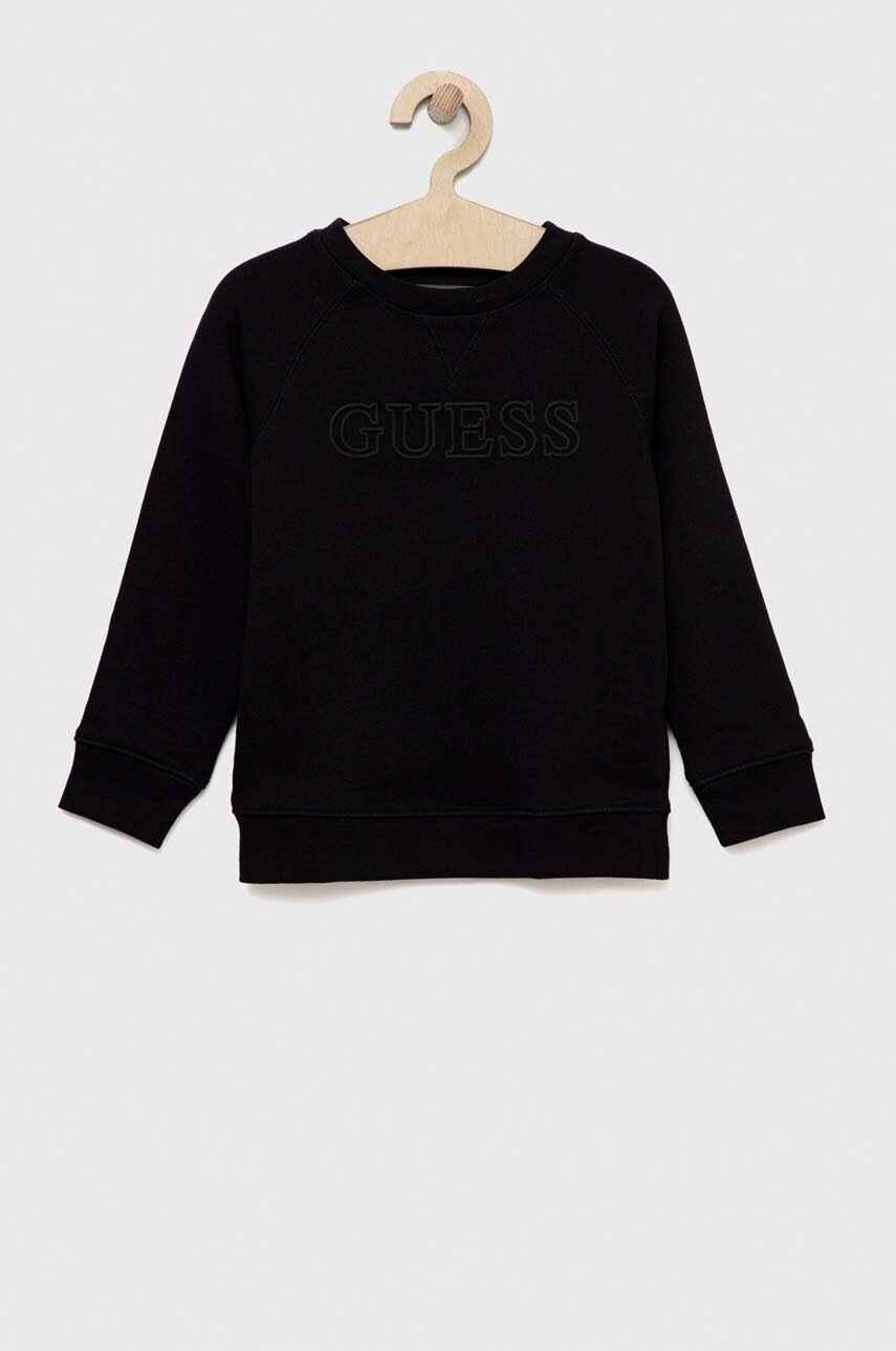 

Детская кофта Guess цвет чёрный однотонная