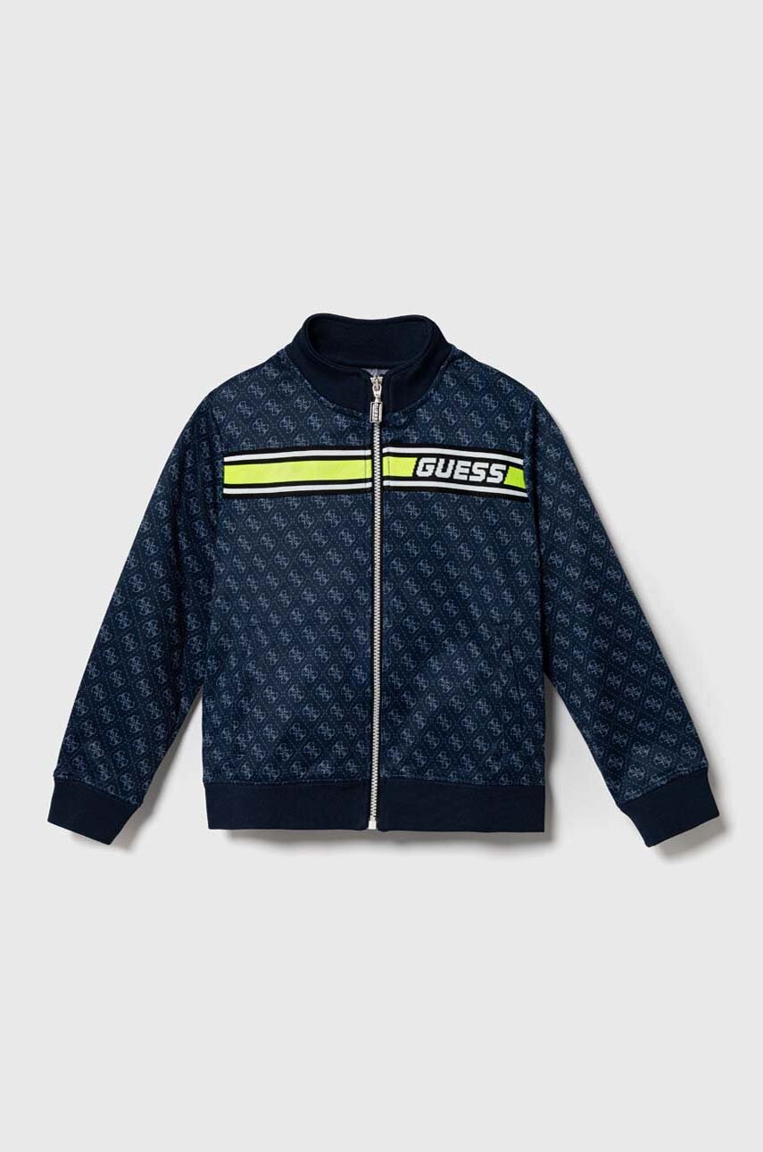 Детская кофта Guess цвет синий узор Детская кофта Guess цвет синий узор