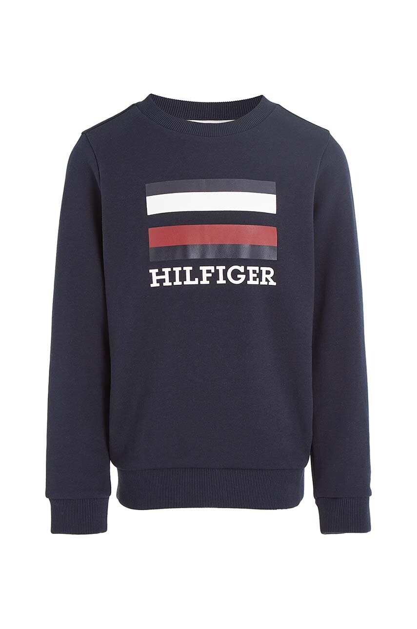 

Детская кофта Tommy Hilfiger цвет синий с принтом