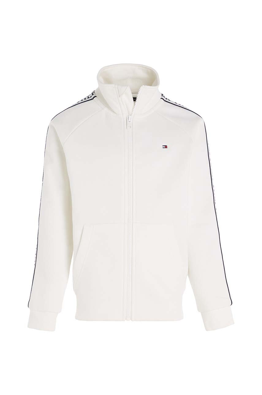 Детская кофта Tommy Hilfiger цвет бежевый с аппликацией Детская кофта Tommy Hilfiger цвет бежевый с аппликацией