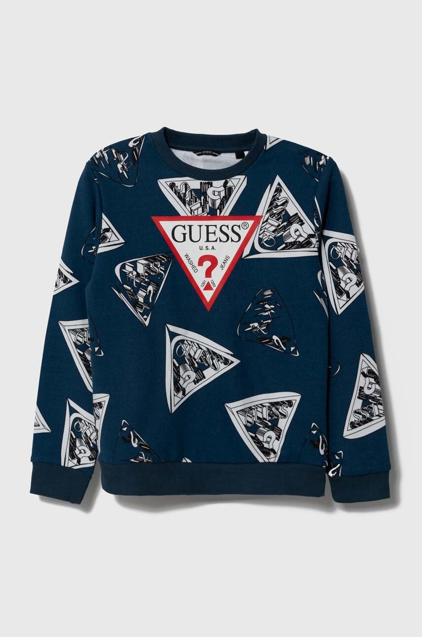 

Дитяча бавовняна кофта Guess візерунок