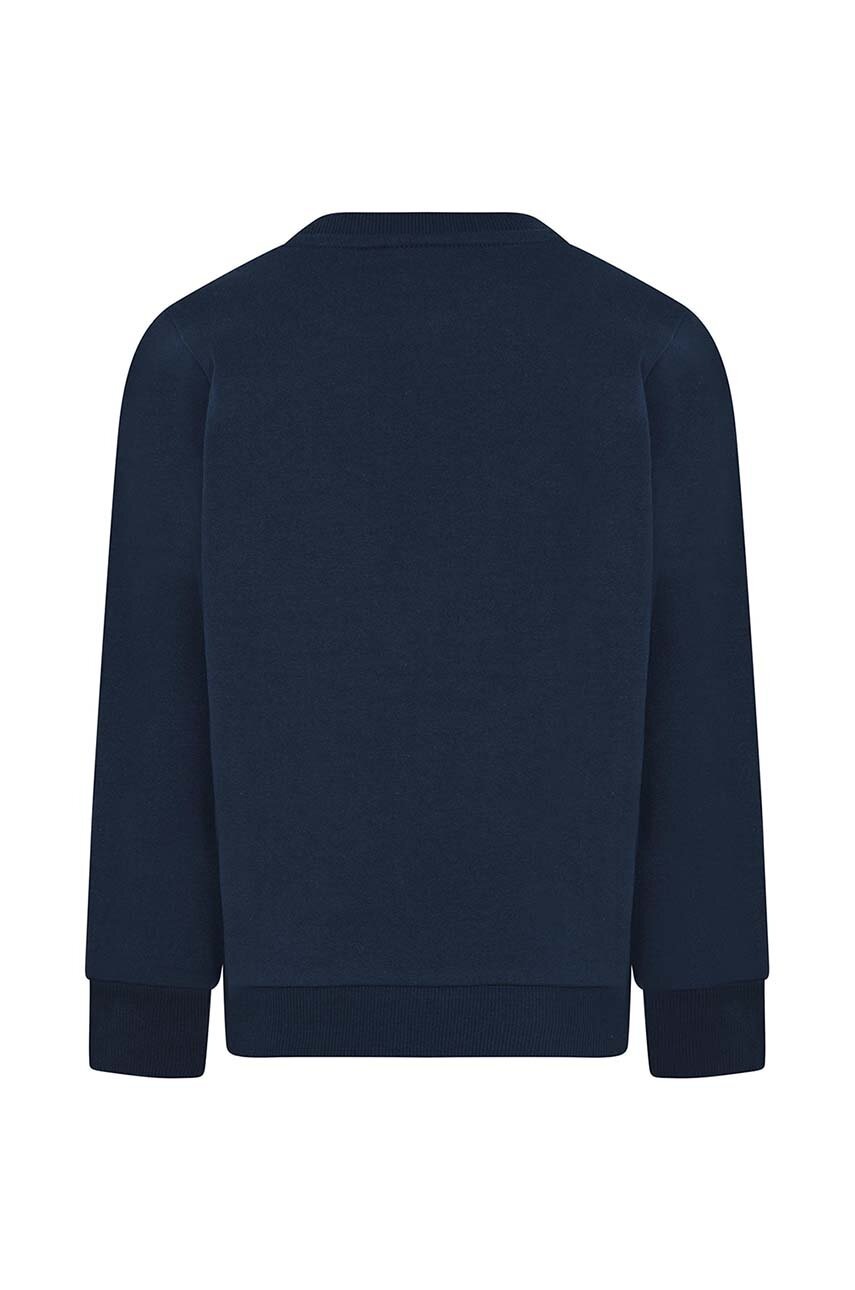 Детская хлопковая кофта Lego цвет синий с принтом