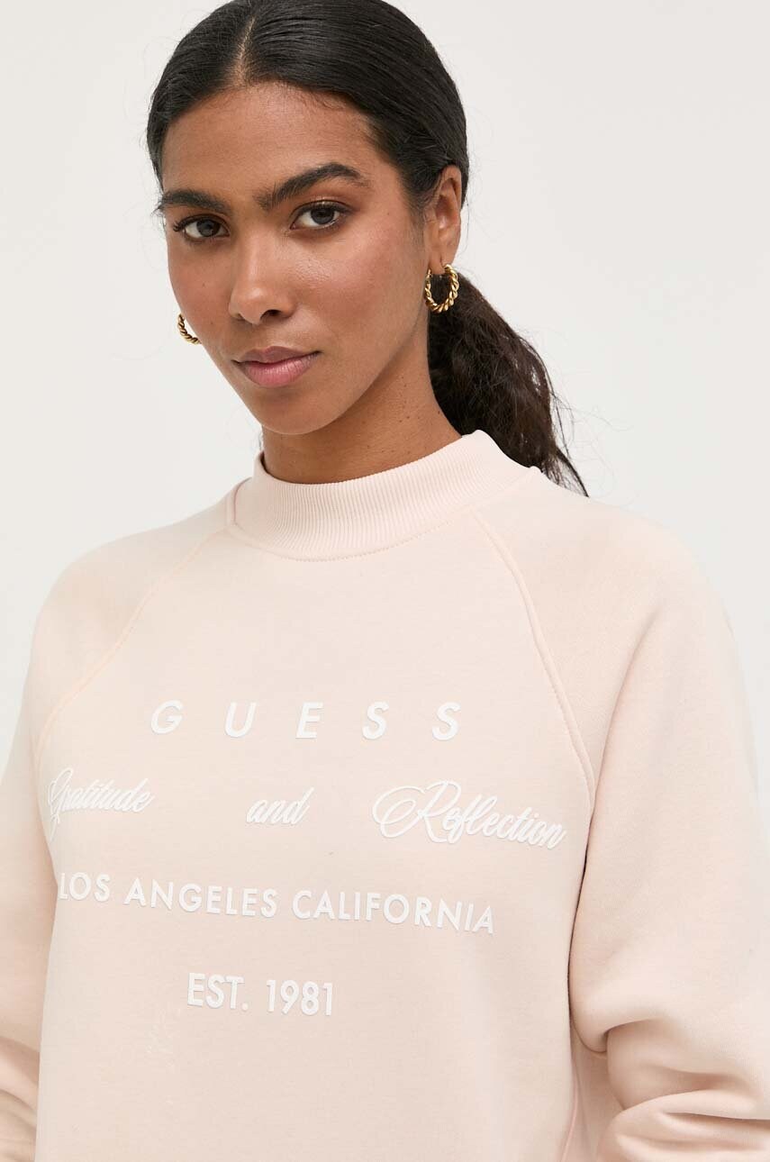 

Кофта Guess жіноча колір бежевий візерунок