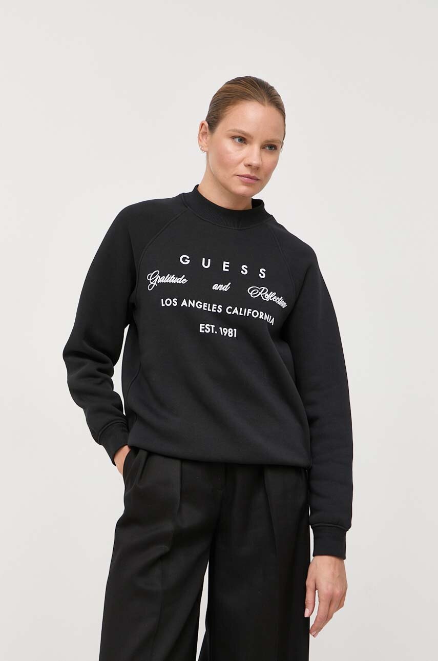 

Кофта Guess жіноча колір чорний візерунок