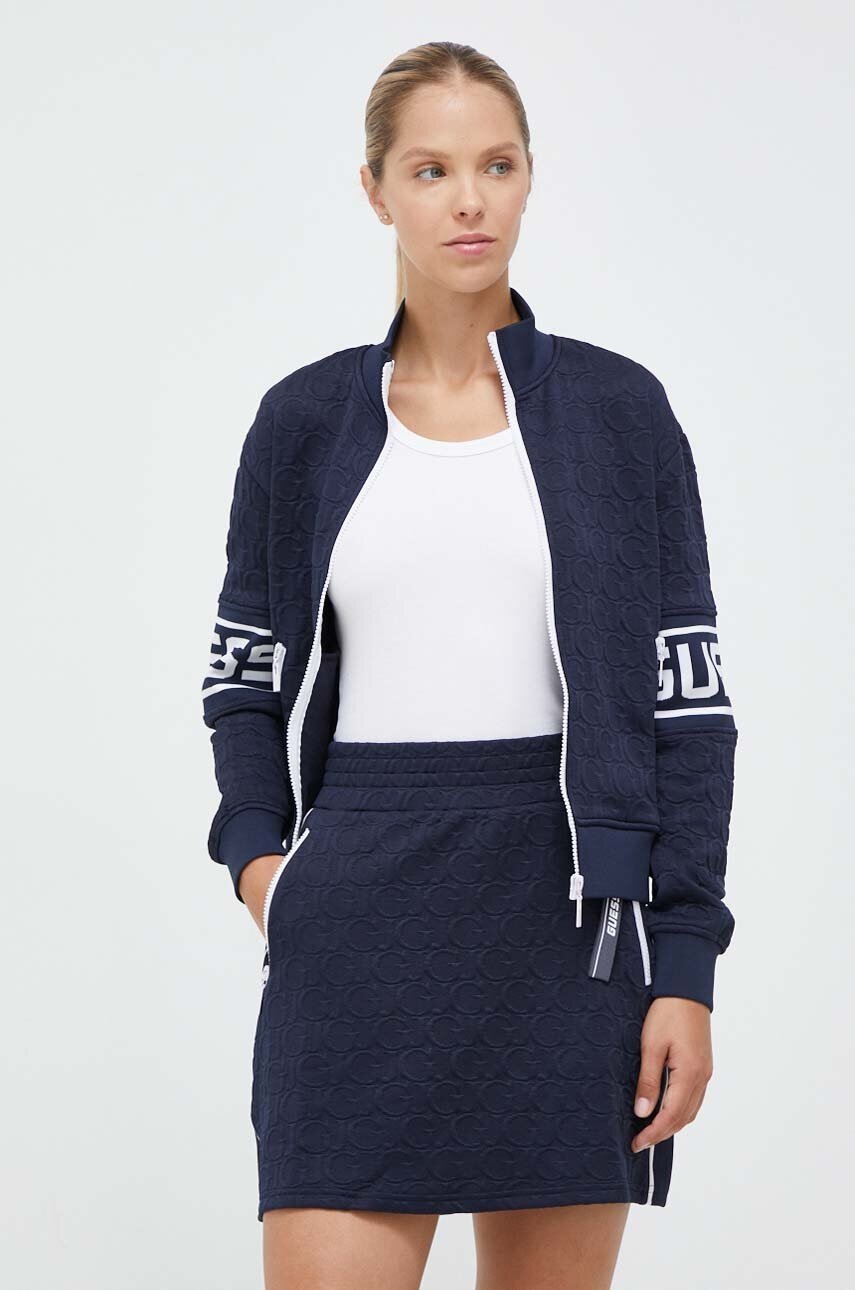 

Кофта Guess жіноча колір синій візерунок