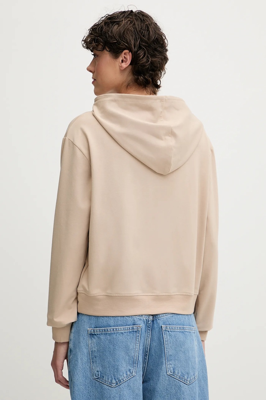 Кофта лаунж HUGO цвет чёрный с капюшоном однотонная 50490594