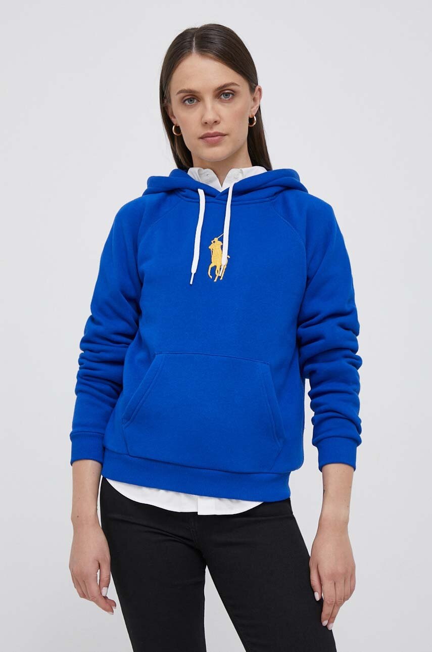 

Кофта Polo Ralph Lauren жіноча з капюшоном з аплікацією