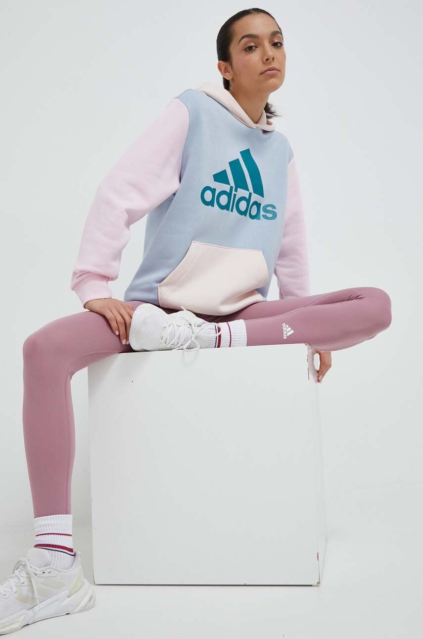 Adidas Bluza Femei, Cu Gluga, Modelator
