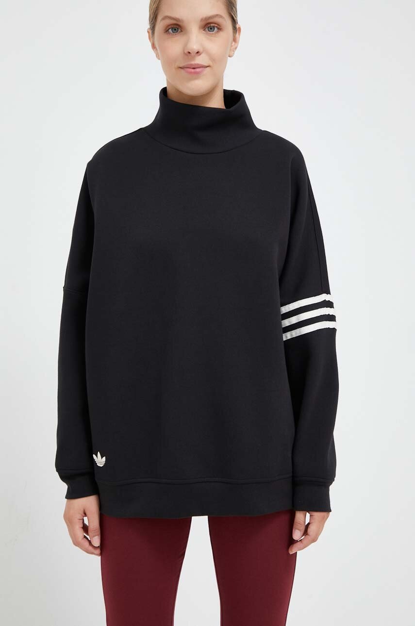

Кофта adidas Originals женская цвет чёрный с аппликацией