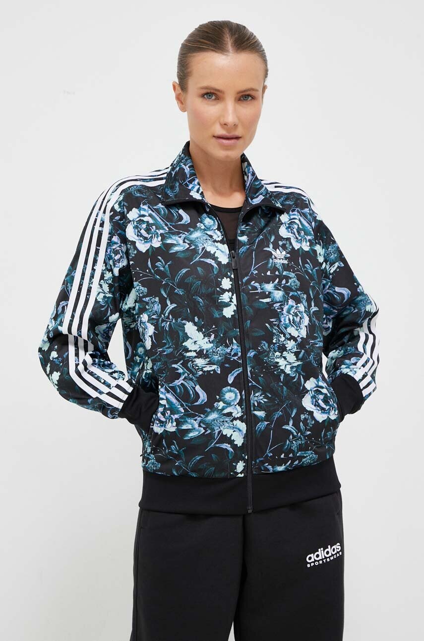 

Кофта adidas Originals женская цвет чёрный узор