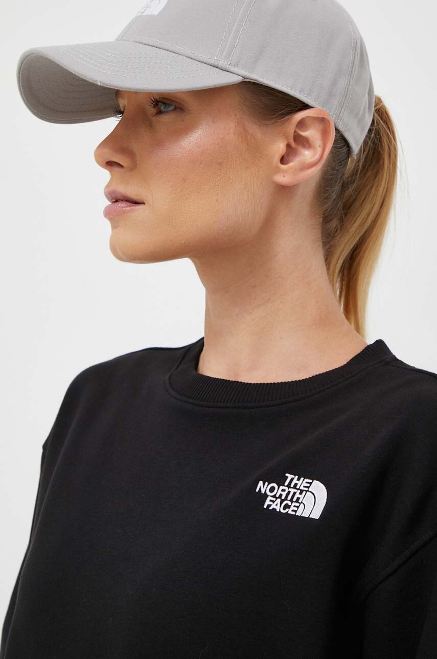 The North Face Bluza Femei, Culoarea Negru, Neted