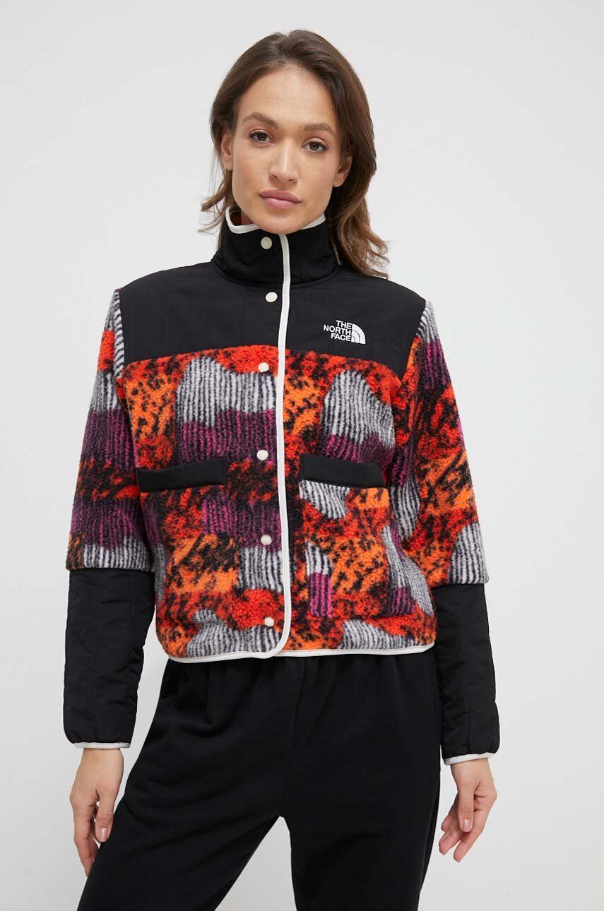 Mikina The North Face dámská, vzorovaná - vícebarevná - 100 % Polyester