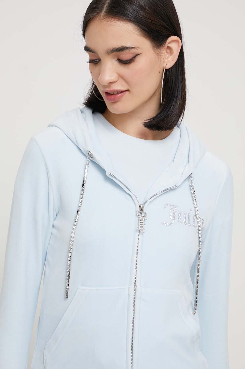 Кофта Juicy Couture жіноча з капюшоном з аплікацією 