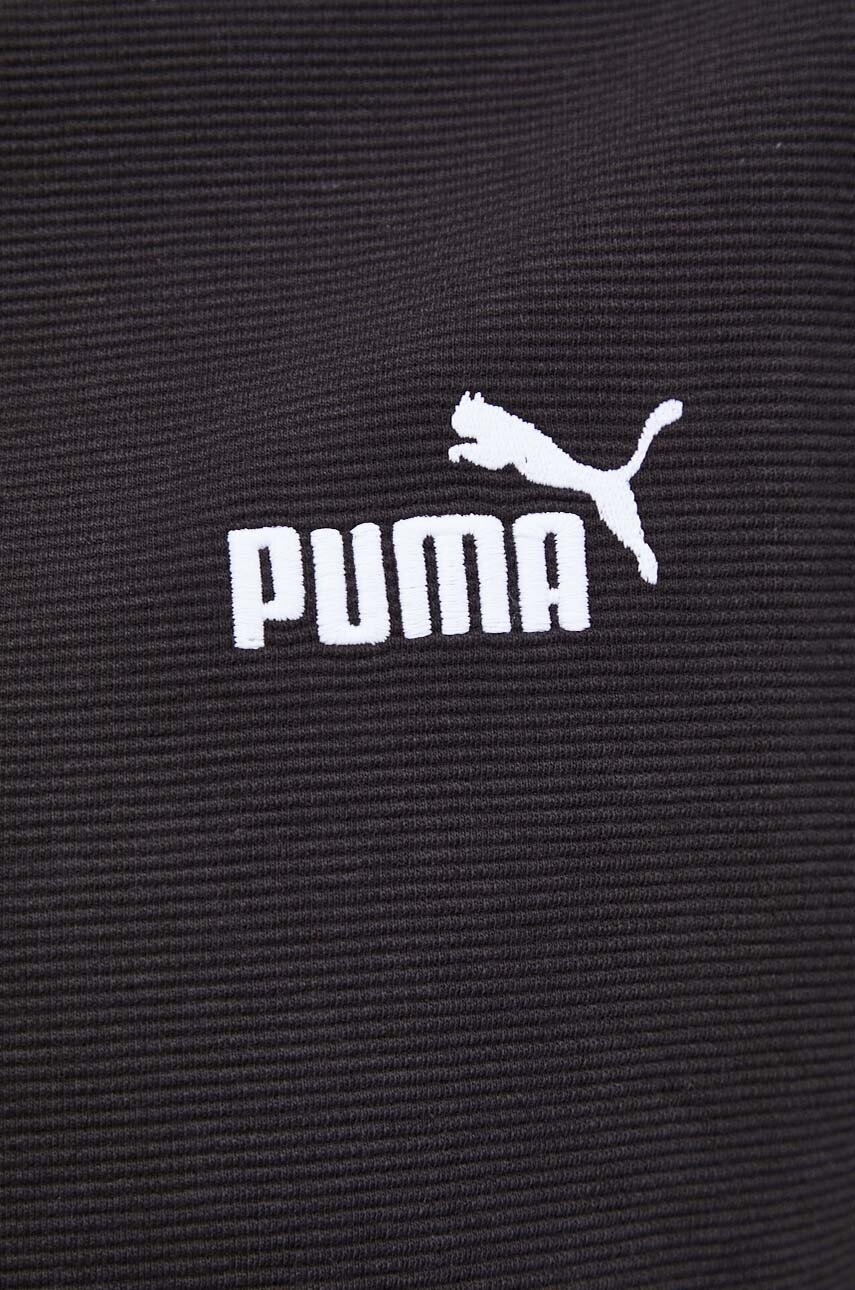 Μπλούζα Puma χρώμα: μαύρο φωτογραφία