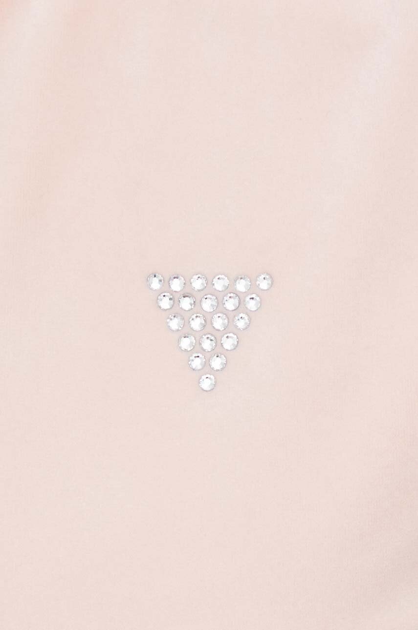 Μπλούζα Guess χρώμα: ροζ φωτογραφία